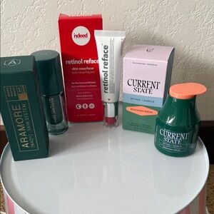 Set of 3 retinol skincare products